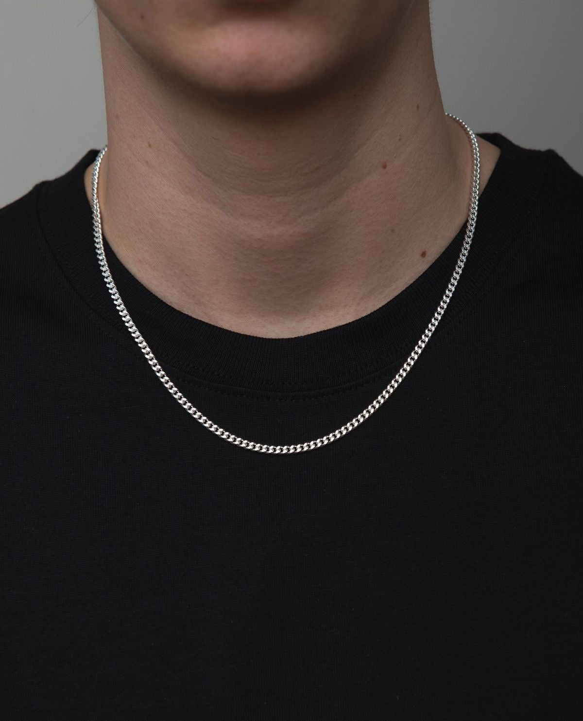 The 3mm Silver Cuban Link