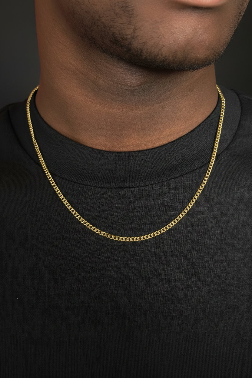 The 3mm Gold Cuban Link