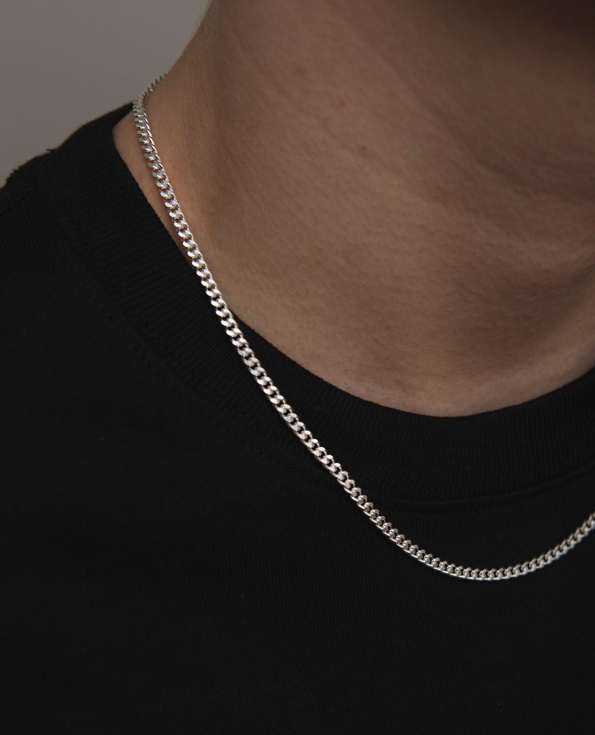 The 3mm Silver Cuban Link