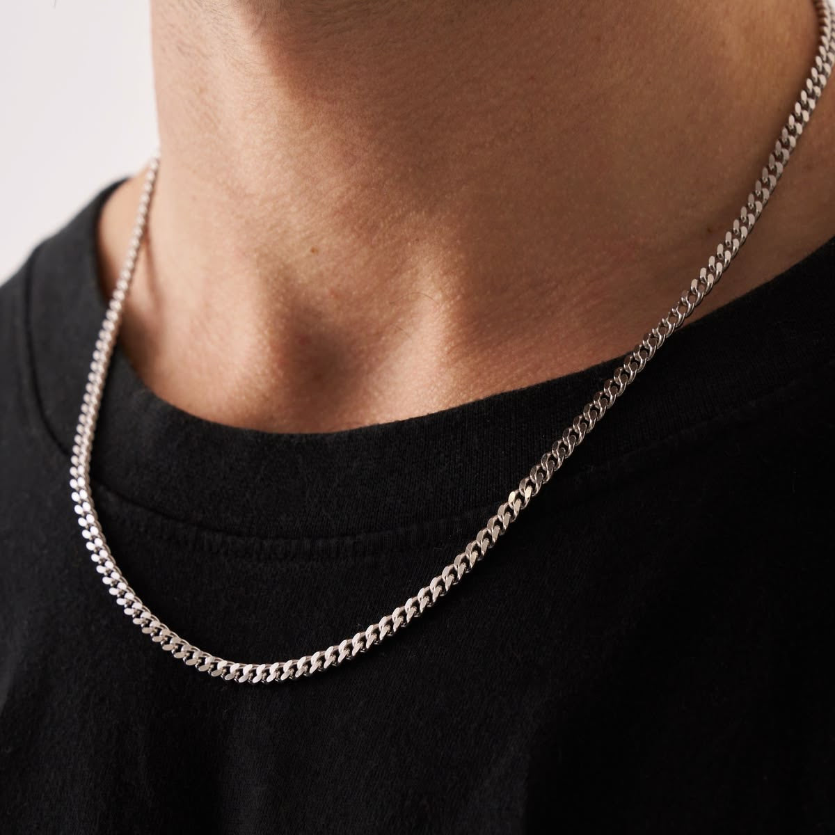 The 4mm Silver Cuban Link