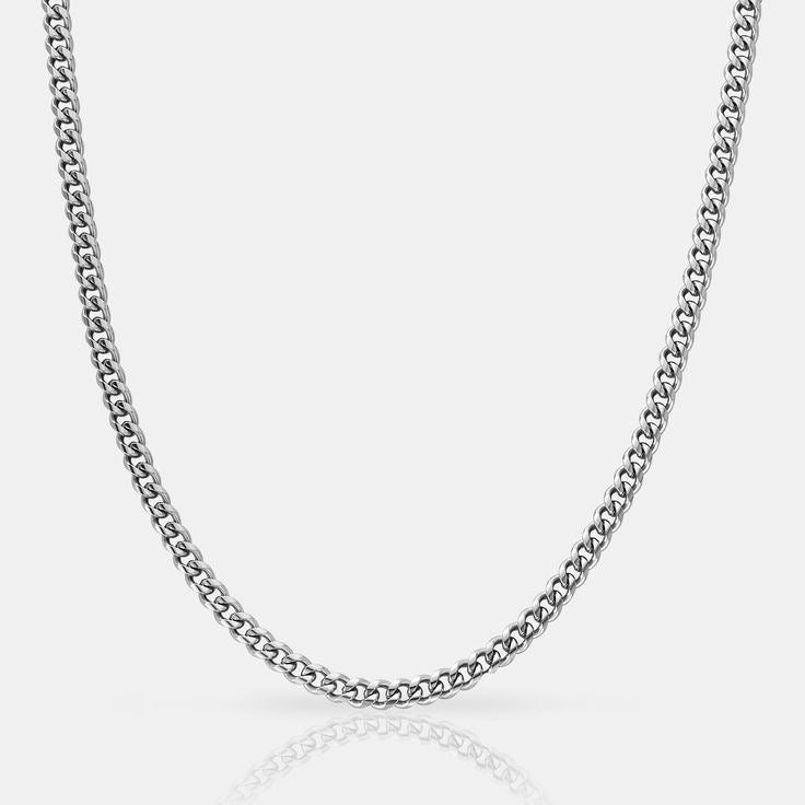 The 4mm Silver Cuban Link