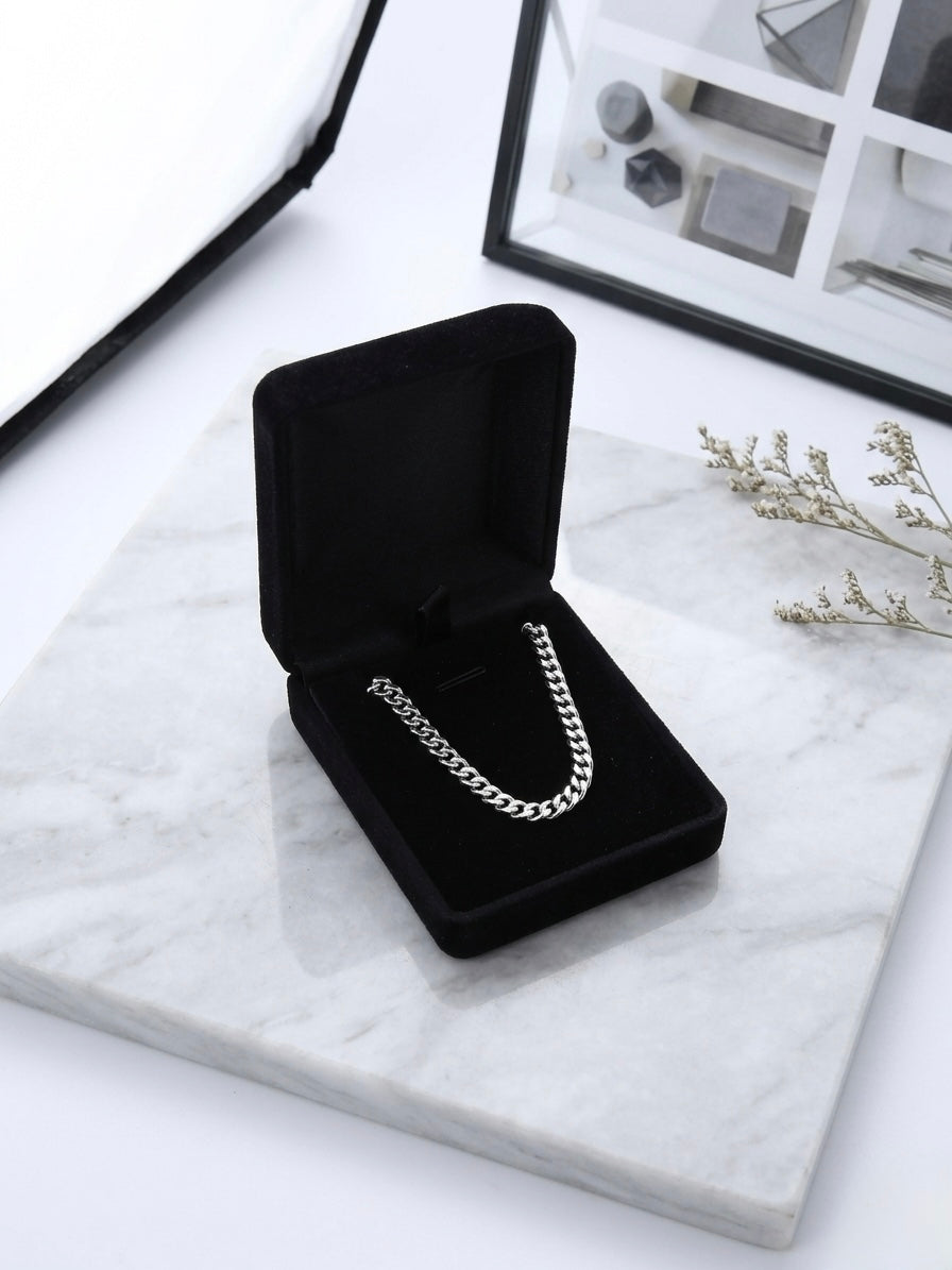 The 4mm Silver Cuban Link