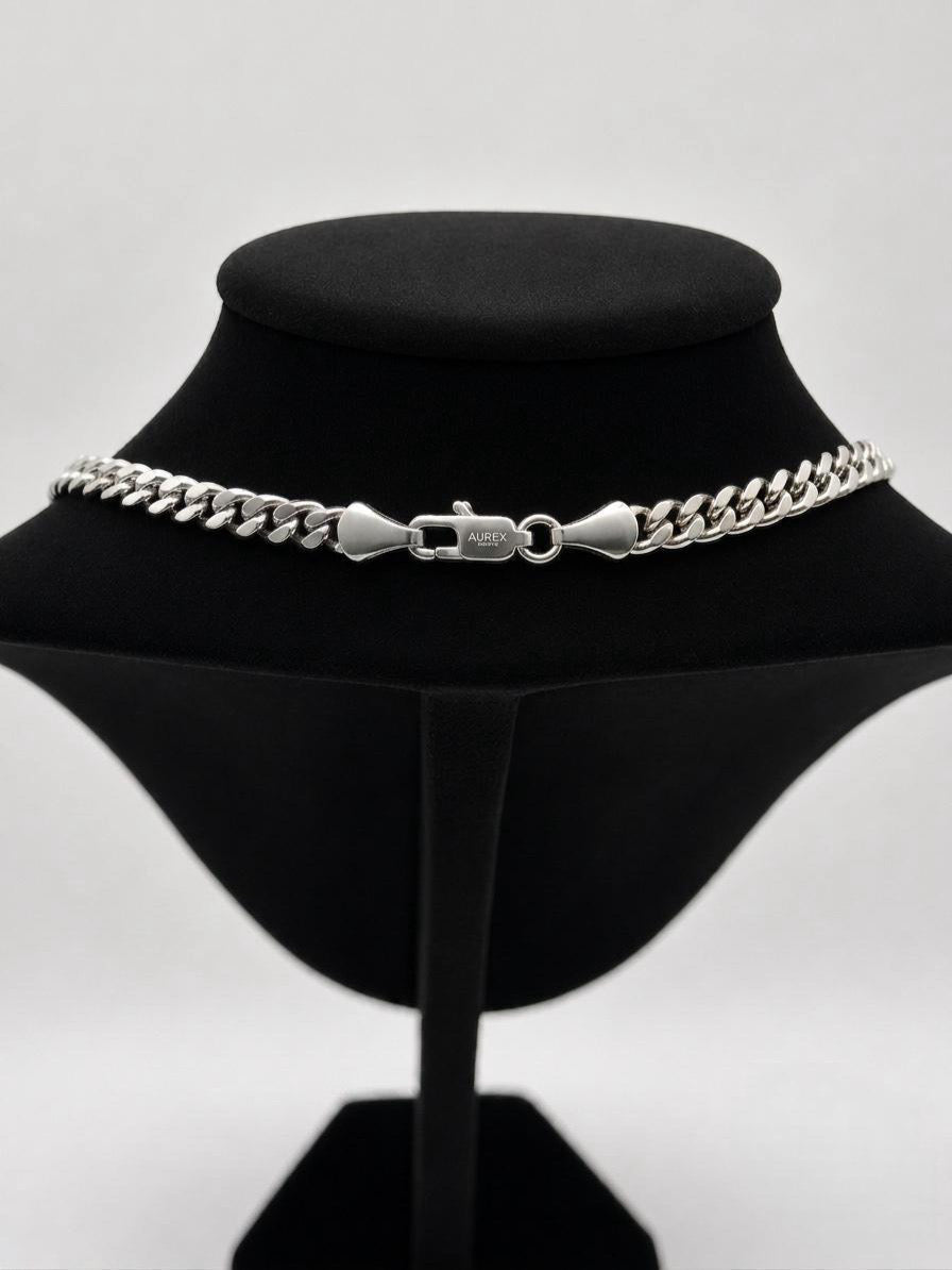 The 4mm Silver Cuban Link