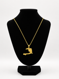 Haiti Map Necklace | Waterproof Stainless Steel 20 Inches