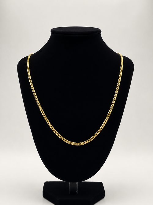 The 3mm Gold Cuban Link