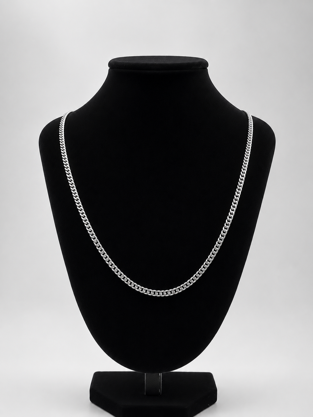 The 3mm Silver Cuban Link