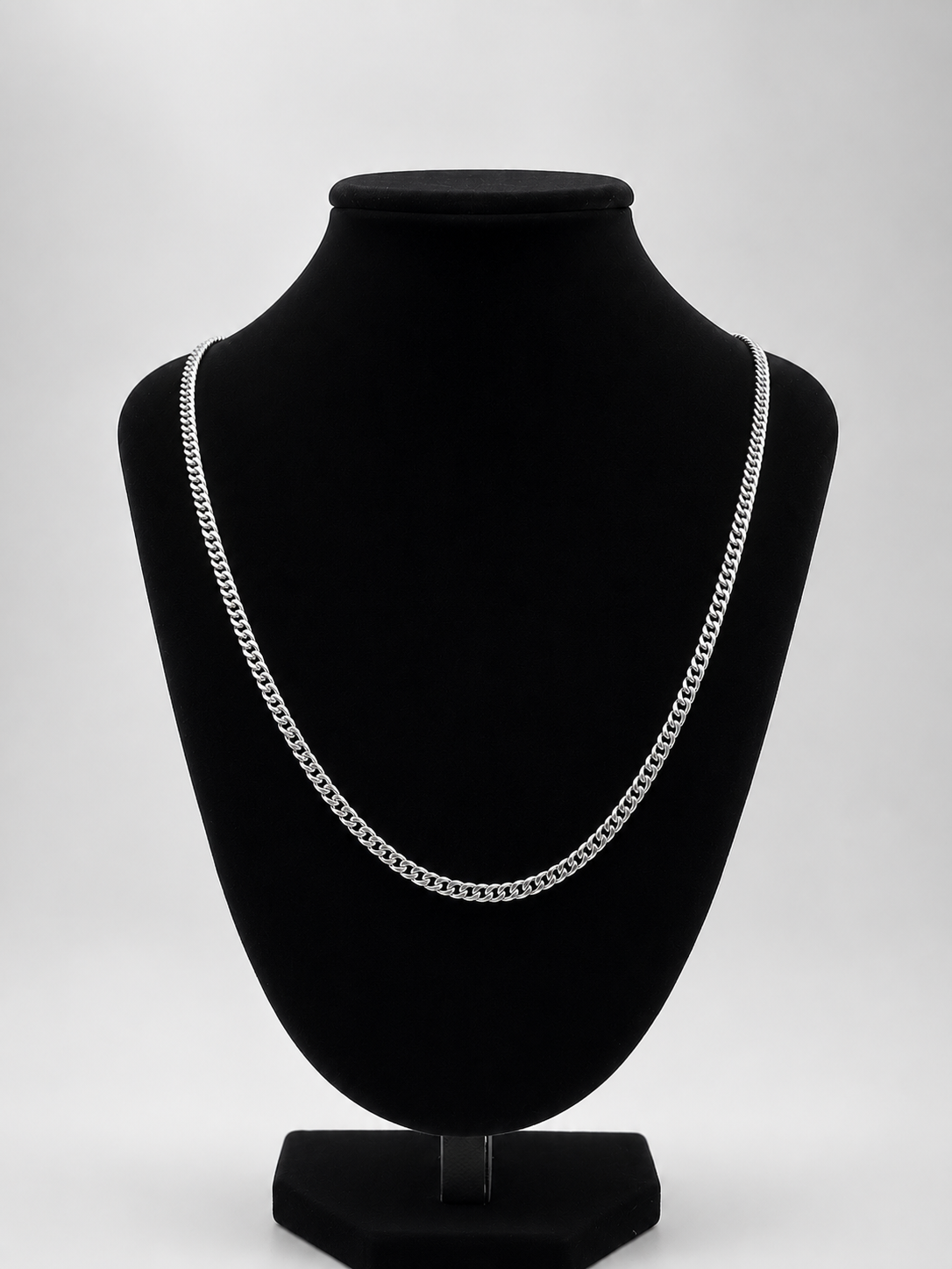 The 3mm Silver Cuban Link