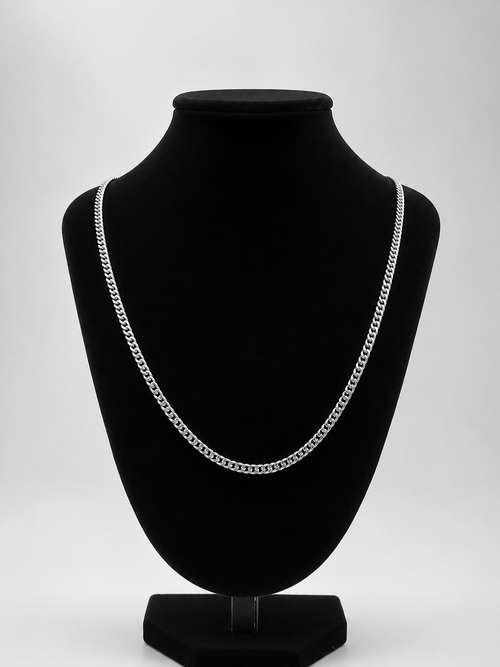 The 3mm Silver Cuban Link