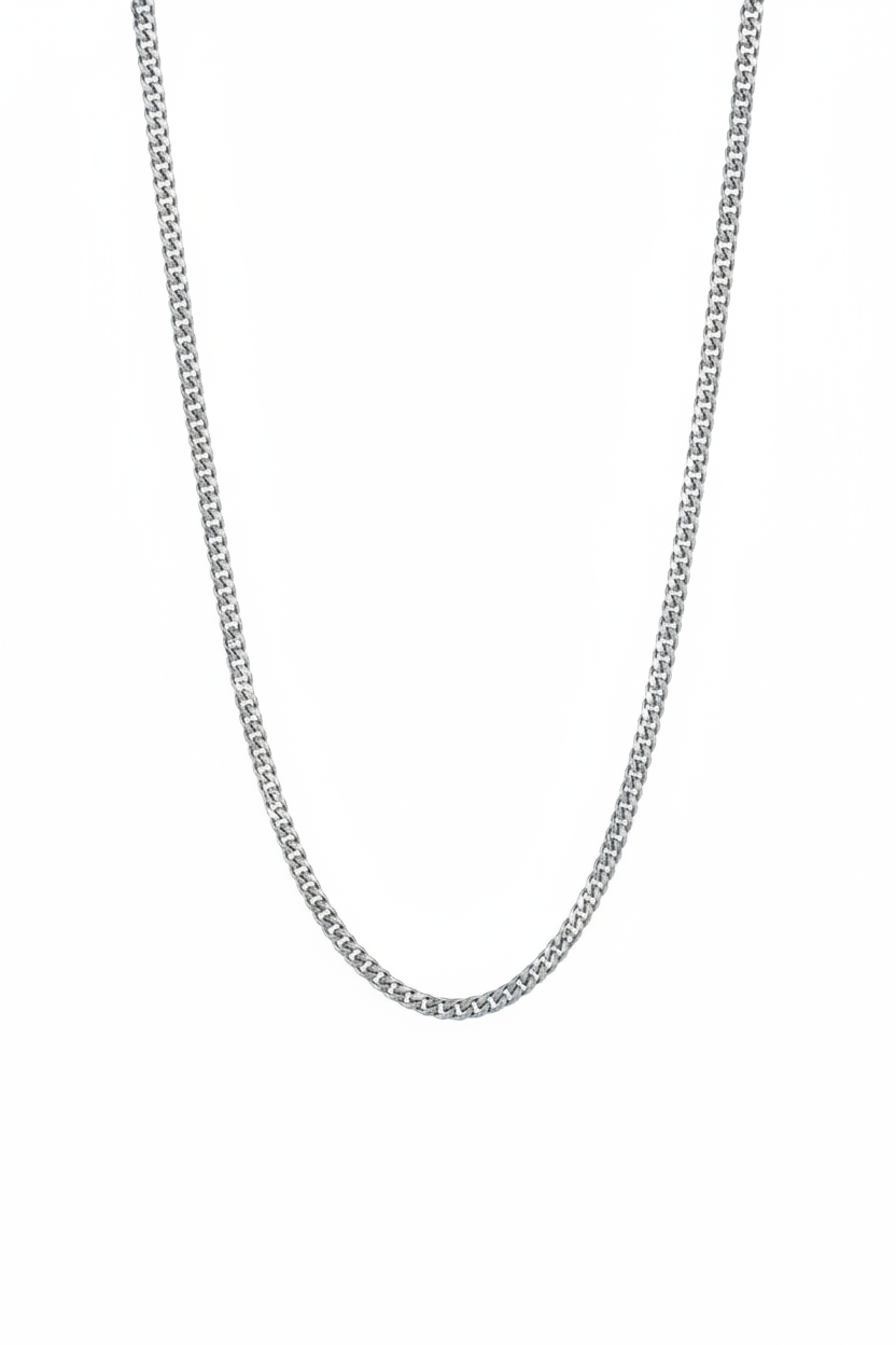 Luxury Studio Silver Cuban Link Chain