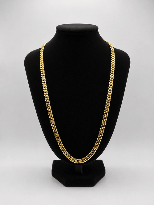 The 5mm Gold Cuban Link - Aurex Chains