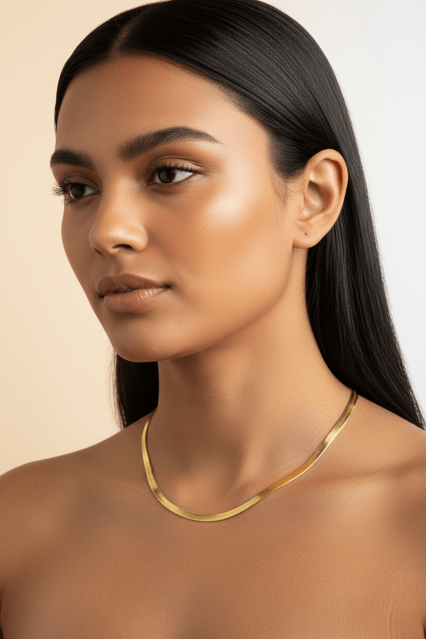 The Gold Herringbone - Aurex Chains