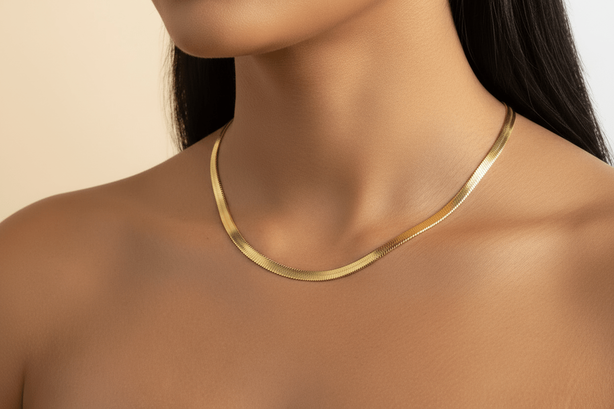 The Gold Herringbone - Aurex Chains