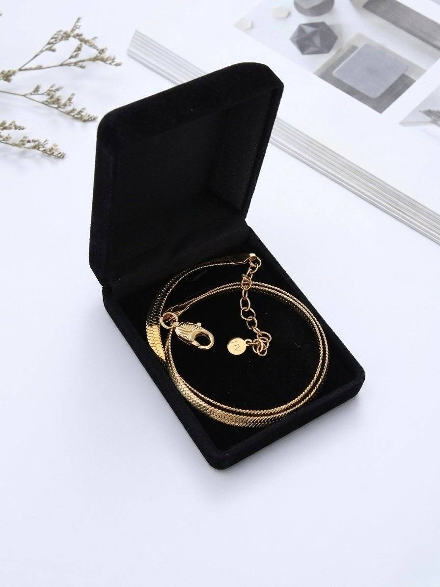 The Gold Herringbone - Aurex Chains